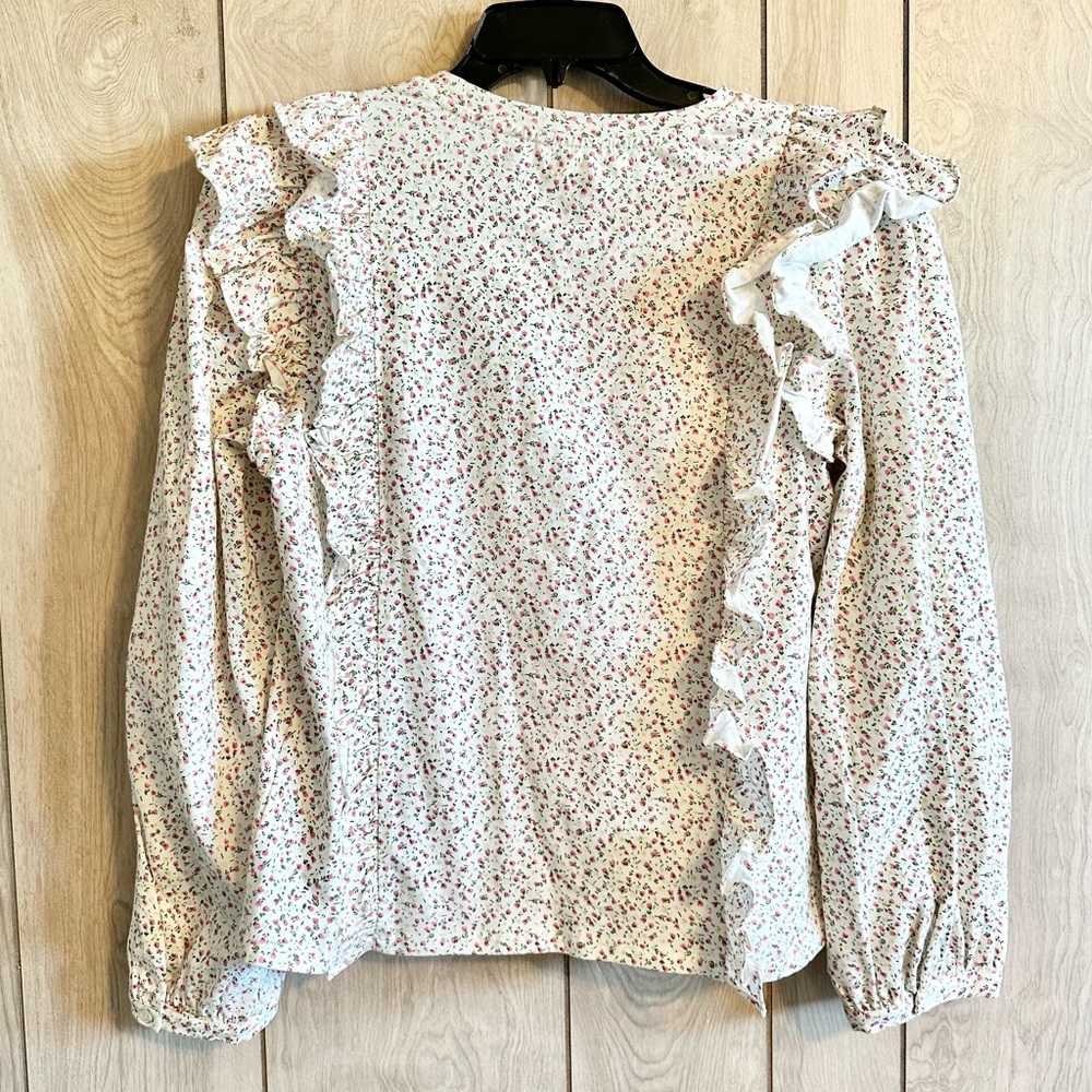 Anthropologie Allaire Ruffled Top - Picture 5 of 8